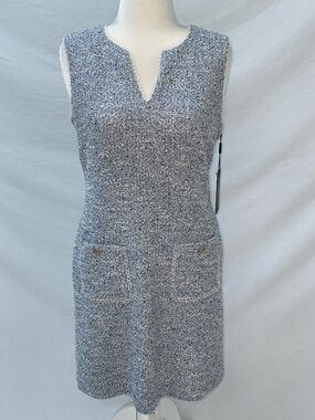 Karl Lagerfeld Camilo Textured Knit Shift Dress